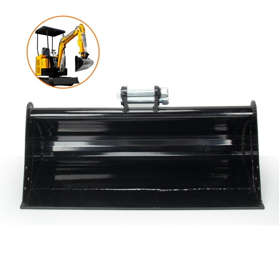 800 mm Plain Bucket Attachment For 0.8ton-1ton Mini Excavator Digger With Pins