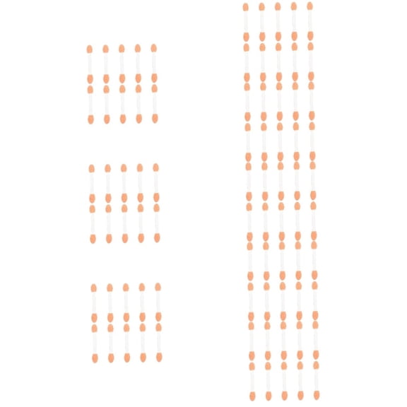 800 pcs double ended eyeshadow brush eyeshadow sponge short eyeshadow applicator eye makeup applicator eye shadow sponge stick makeup gadgets cosmetic pointy white emulsion