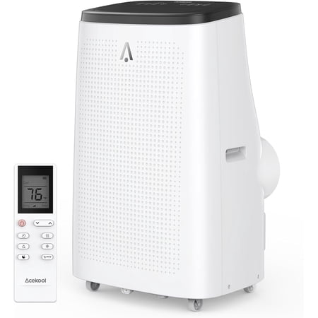 8000 BTU ABS Portable Air Conditioner, Compact Design, Energy Efficient, Dehumidifier, R32 Refrigerant