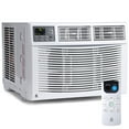 thumbnail image 1 of 8000 BTU Air Conditioner Window Uni with WiFi, 3-In-1 Window AC Unit Cooler, Dehumidifier & Fan with Timer, Remote Control & Installation Kit, Cooling Rooms Up to 450 Sq. Ft, 115V, White, 1 of 8