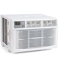 thumbnail image 1 of 8000 BTU Air Conditioner Window Unit, 3-In-1 Window AC Unit Cooler, Dehumidifier & Fan with Timer, Remote Control & Installation Kit, Cooling Rooms Up to 450 Sq. Ft, 115V/60Hz, White & Grey, 1 of 7