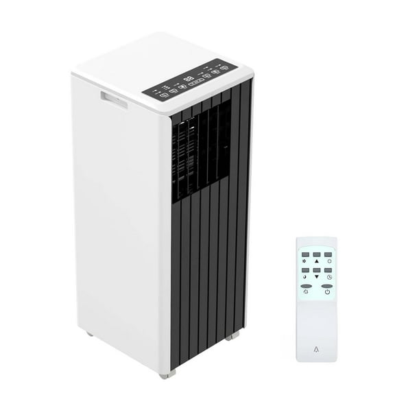 8000 BTU Portable Air Conditioner,3 in 1 AC Unit Cools 300 Sq Ft Rooms with Remote Control&LED Display,Ac Unit with 24 Hour Timer,Sleep Mode Dehumidifier&Fan Function for Living Room