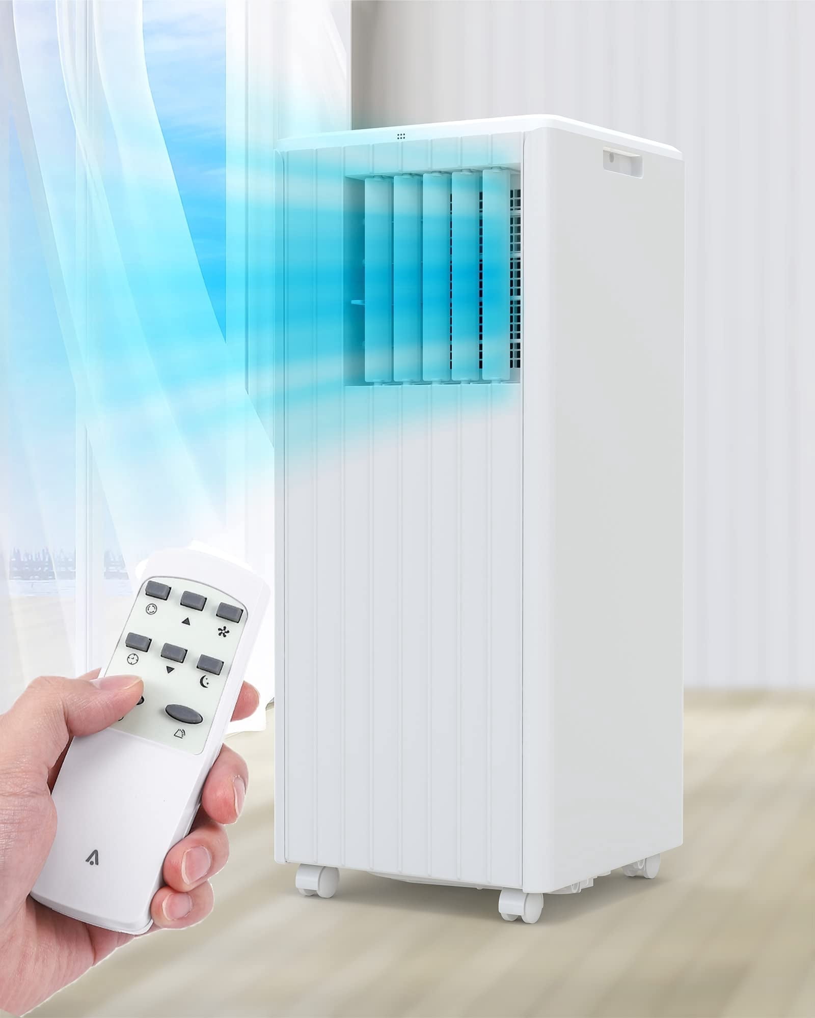 8000 BTU Portable Air Conditioner for Room Up to 350 Sq. Ft. Ac Unit ...