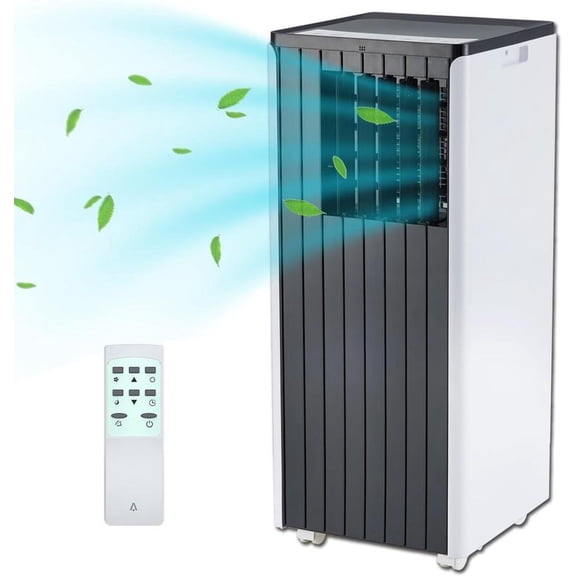 8000 BTU Portable Air Conditioners, Freestanding Air Conditioners for Campervan, 3 Cooling Fan & Dehumidifier With Remote Control, Cools Up to 350 Sq.Ft, for Bedroom, Home, Office Aircon Cooler Inver