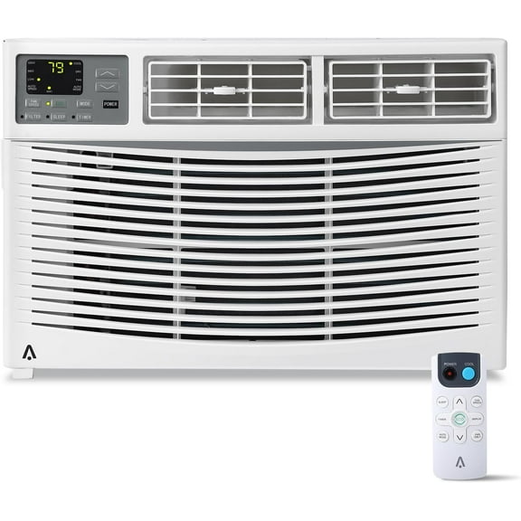 8000 BTU Smart Window Air Conditioner, Wi-Fi Enabled AC Unit with App Remote Control and 24H Timer, Quiet Energy Saving Window Cooling System for Bedroom Living Room Office, Cools 350 Sq.Ft White