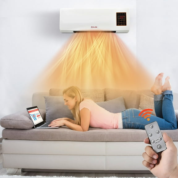 8000 BTU Through the Wall Air Conditioner,115V,440 Sq. Ft. Ac Window Unit,Household Cooler Single Cold Type Electric Fan Mobile Vertical Fan