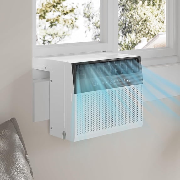 8000 BTU Window Air Conditioner, Fast Cooling to 370 Sq Ft