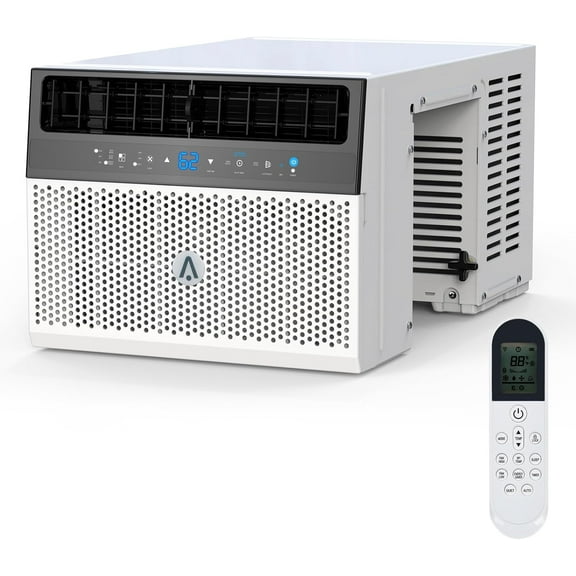 8000 BTU Window Air Conditioner,ac window unit with Washable Filter,Remote Control,Quiet Operation,Fan,Cools Up to 370 Square Feet,115V/60Hz