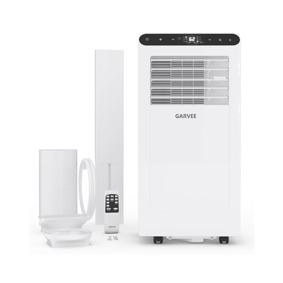 8000 BTUs Portable Air Conditioner,Up to 350 Sq.Ft. Remote Control 48dB Portable AC Unit, Dehumidifier, Fan, Sleep, 24H Timer&Installation Kit, DOE Certified, Ceer 6.2