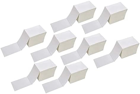 8000 Etichette Termiche 4x6 Pollici Fanfold Per Stampanti Zebra – Adesive, Dirette, 4 Pile