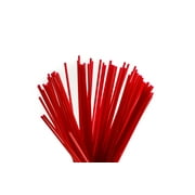 ECOQUALITY [8000 PACK] 5 inch Red Plastic Stirrer, Sip Stirrer, Sip Straw, For Coffee, Cocktail, Latte and Tea - 5 Inches, 1000/Box, Red