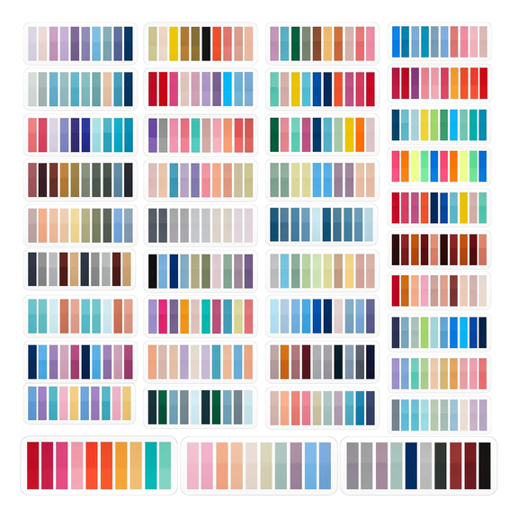 8000 Pieces Annotation Tabs, 40 Colors Writable Transparent Page Markers for Books, Bible Study, Notebooks, Planners, Textbooks, Repositionable Multicolor Index Tabs for Reading and Organizing