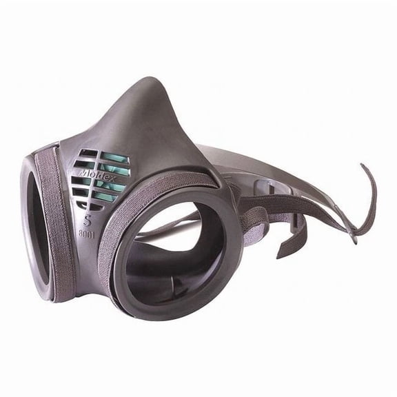 Half Mask Respirator, 8000, Not Rated, Snap-In Gasket, Size, S 0 Cartridges Included 8001
