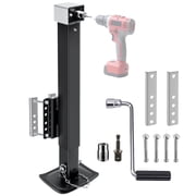 8000 lbs Heavy Duty Trailer Jack, 28.8" Vertical Travel, Adjustable Drop Leg, for Utility Trailers, Yacht Trailers, Boat Trailer Jack