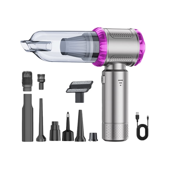 80000RPM Car Handheld Vacuum 35Mins Runtime 22000PA Suction Lightweight