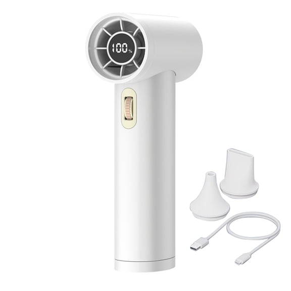 80000RPM Cordless Fan Dust Blower Handheld Engine Fan Duster 100 Speed for Women Men Computer Cleaning Outdoor Office