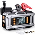 thumbnail image 1 of 8000A Jump Starter with Air Compressor, Portable Jump Starter Battery Pack, 180PSI Digital Tire Inflator, Jump Box for Car Battery, 9.0L Gas 8.0L Diesel, LED Light & Power Bank, 1 of 8