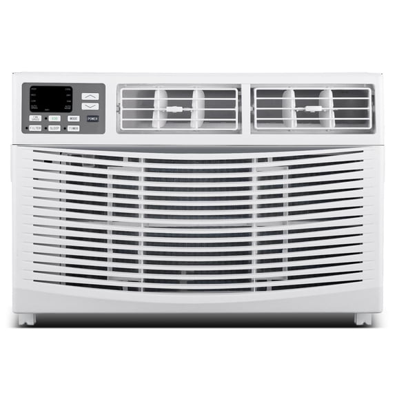 Garvee Window Air Conditioner Heat Pump, 8,000 BTU 4-in-1 Smart Inverter Window AC Unit, Cool Heat Fan & Dry 115V Alexa & Wifi Up to 350 Sq ft