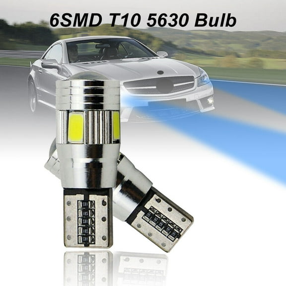 8000K 5730 CANBUS T10 5630 6-SMD Car Auto LED Light bulbs 12V W5W 192 147 2825