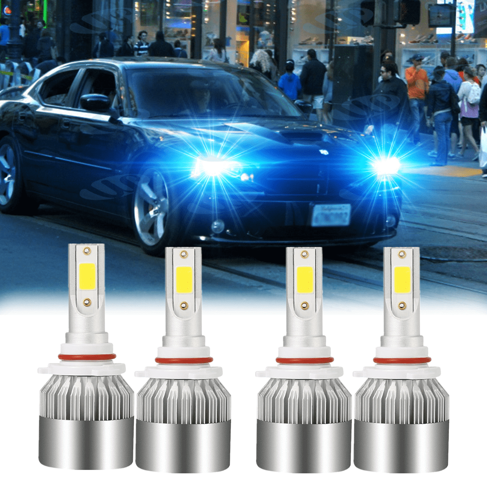 8000K Combo 9005 9006 LED Headlights Hi&Lo Bulbs Kit for Dodge Journey ...