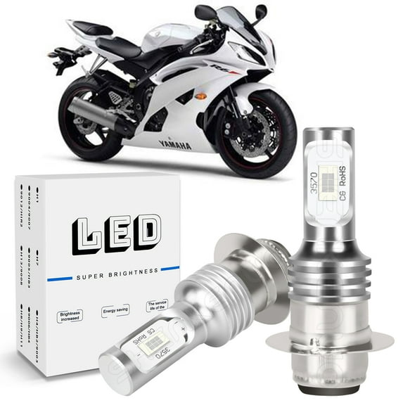 8000K For Yamaha Raptor 350 660R 700 700R LED Headlight Bulb Fit YFM350R YFM660R