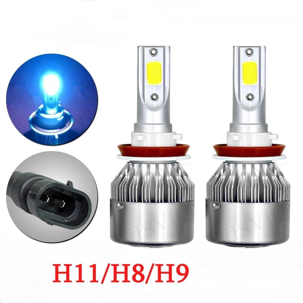 2x H9 H11 LED Headlght Bulbs Motorcycle for Kawasak Nnja ZX-10R ZX