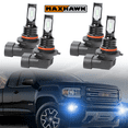 thumbnail image 1 of 8000K Ice Blue 9005 & 9006 LED Headlight Conversion Kit High Low Beam Bulbs For 1999-2007 Chevy Silverado 1500 2500HD 3500, 1 of 9