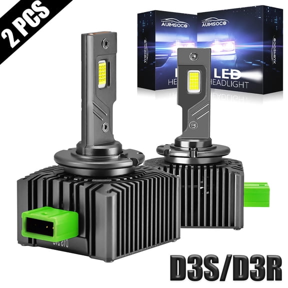 8000Lm D3S D3R Led Headlight Bulbs 6000K Super White Hid Xenon Conversion Kit Canbus No Error Plug-N-Play