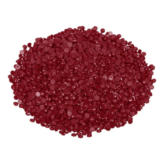 Uxcell 8000 Pcs Diamond Art Painting Beads Round 5D Diamond Art Painting Drills Accessories for Gem Replacement Deep Red