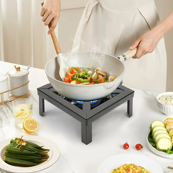 8000W Camping Stove with Large Cast Iron Top, Quick Boiling, Adjustable Pressure, Ideal for Outdoor Cooking, Lightweight and Portable