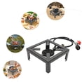 thumbnail image 1 of 8000W Gas-Powered Single-Burner Camping Stove, Large Cast Iron Surface, Quick Boiling, Adjustable Pressure, Easy to Use, Compact Design, 1 of 5