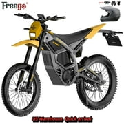 8000W(Peak) Dual Motor Freego Nova 5 Off-road e Dirt Bike,53Mph Electric Dirt Bike,19 in all terrain tire,72V40Ah Battery,Shimano 7-Speed, Aluminum Frame, 380 Nm Torque Electric motorcycle for Adults