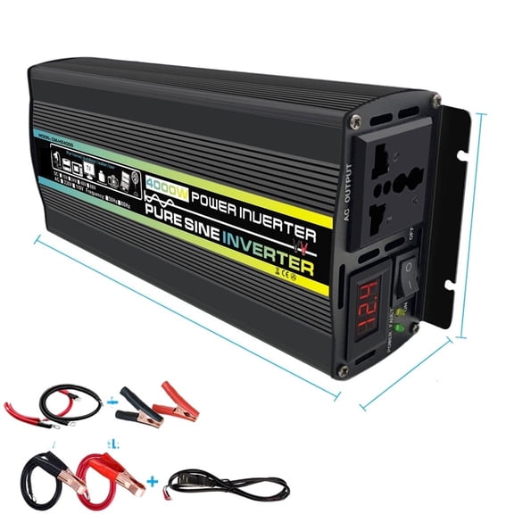 8000W Pure Sine Wave Inverter DC 12v/24v/48v/60v To AC220 3000W 4000W 6000W Voltage Transformer Power Converter Solar Inverter ,High-Efficiency Power Supply