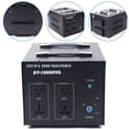 thumbnail image 1 of 8000W Converter Transformer Step Up/Down Heavy Duty 110V⇋220V Voltage Black 1x, 1 of 17