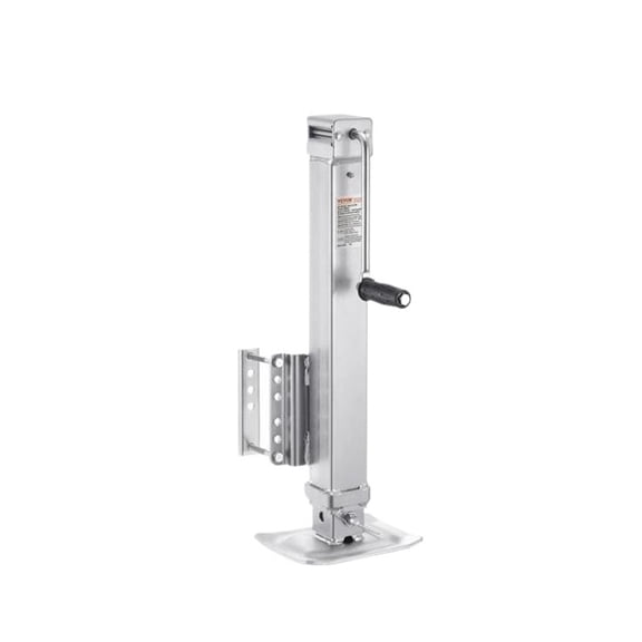 8000lbs Sidewind Trailer Jack Swivel Bolt-on Support Legs 28.5" Lift with Handle Stand Steady Boat RV Parts Accessories ,Durable Material