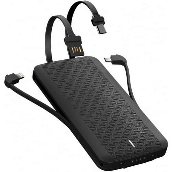 8000mAh Power Bank Charger Backup Battery Portable Built-in Cables All-in-One Slim J6K for Samsung Galaxy NotePRO 12.2 Note 4 Mega 2 J7 J3 Emerge TabPRO 8.4 Tab 3 8.0 7.0 4 10.1 SM-T530 S6 S5