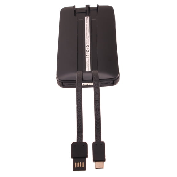 8000mAh Power Bank for Nokia C200/C100 Phone - Charger Backup Battery Portable Built-in Cables All-in-One Slim Q9A for Nokia C200/C100 Models