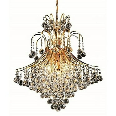 8003 Toureg Collection Chandelier 25"D X 31"H - Light: 15 - Gold Finish - Royal Cut Crystals