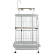 8004030 White Play Top Bird Cage, by A&E Cage Company