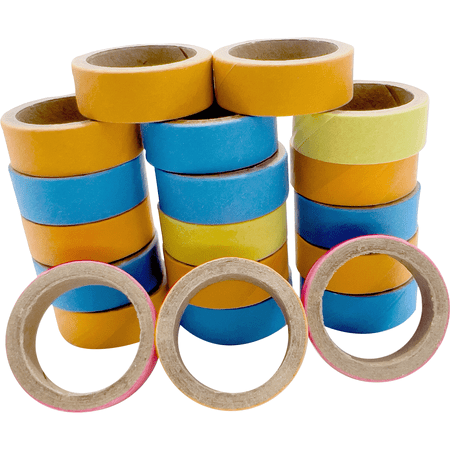 8007 Pk20 1 Inch Ring Donut M&M Bird Toys - Colorful Shreddable