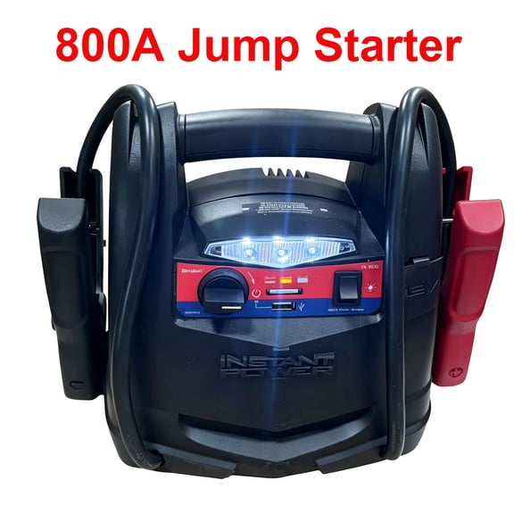 800A Car Jump Starter Portable 12V AGM Battery Booster Emergency Kit USB LED