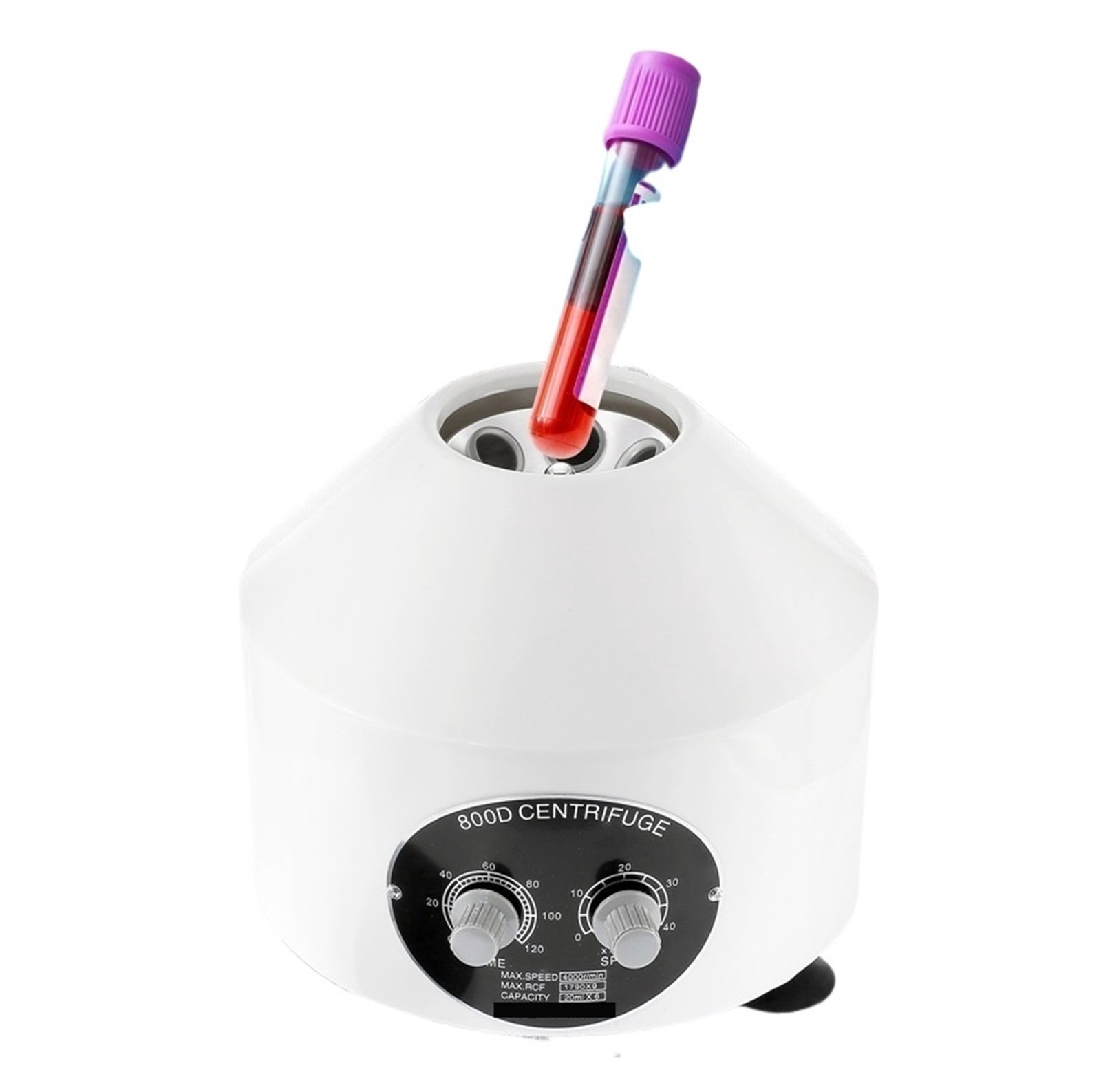800D Electric Centrifuge PRP PRF Medical Separate Machine Desktop LabCentrifuge With Timer And Speed Control 4000rpm 20ml*6
