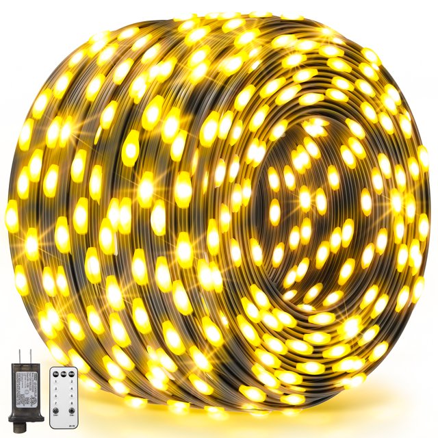 800LED String Lights Outdoor, GYLEFY 330FT String Lights 8 Modes