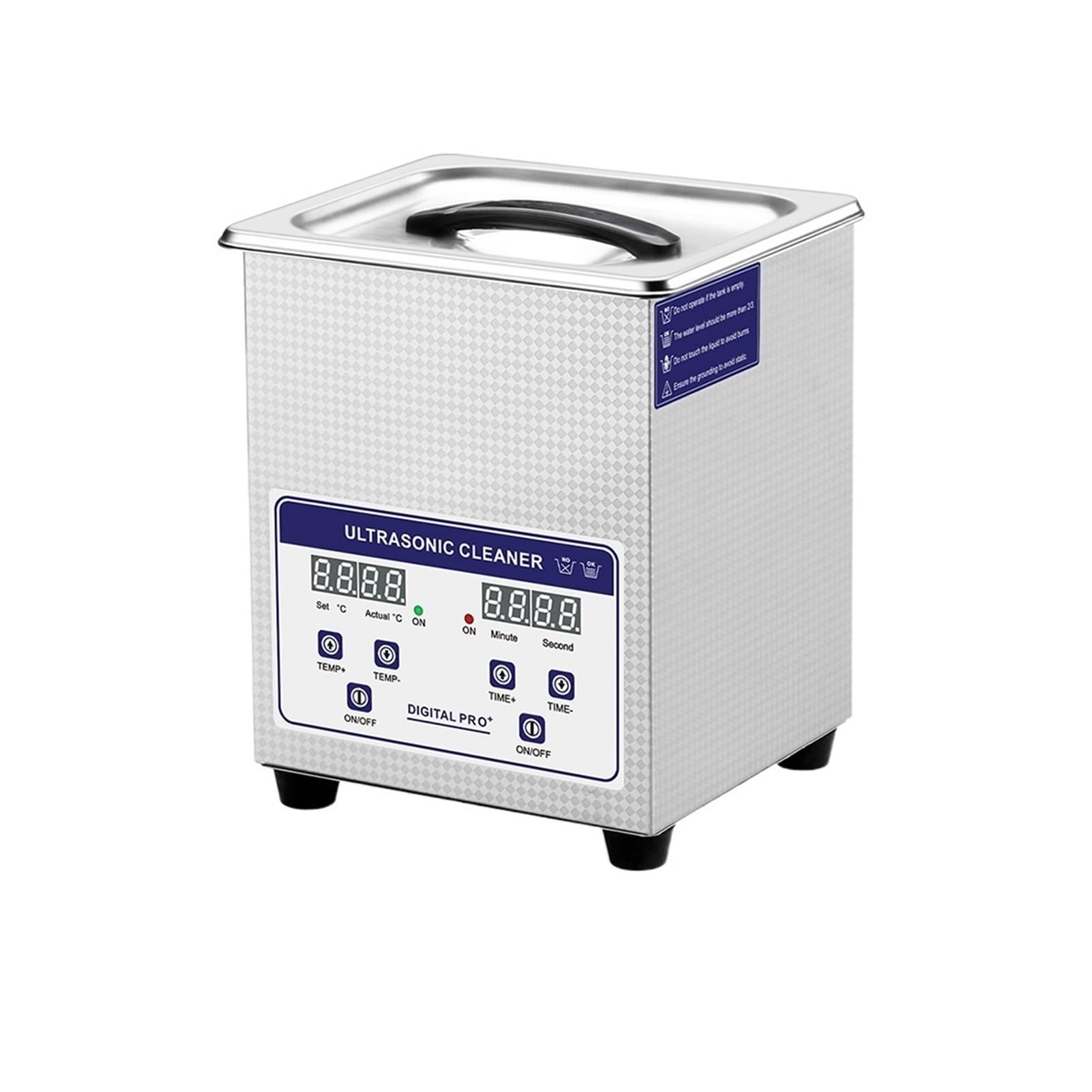 800ML 2L 3L Ultrasonic Cleaner Digital Dages Timer Stainless Steel Basket Bath Jewelry Glasses Watch Cleaning Machin ,Strong Cleaning