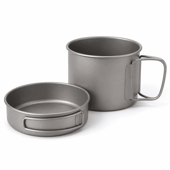 800ML Camping Cookware & Kettle for Backpacking, Hiking & Outdoor Cooking