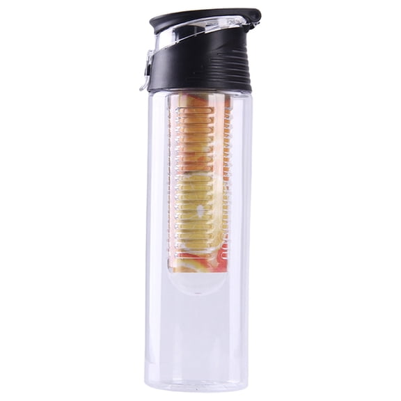 800ML Infuser Water Bottle Fruit Infuser Pitcher For Detox Water Sports Health Maker With Leak Proof Lid Time Marker Straw For Gym Outdoor Travel