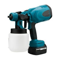 800ML Portable Electric Spray Gun Cordless Paint Sprayer Household Electric Paint Sprayer Compatible For 18V Battery ,User-Friendly Design