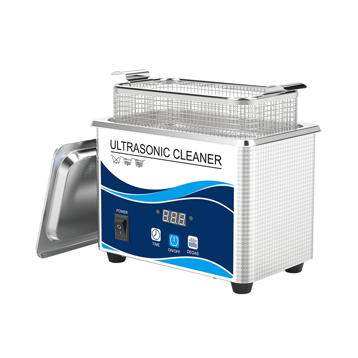 800Ml Household Digital Watch Jewelry Ultrasonic Cleaner 60W Stainless