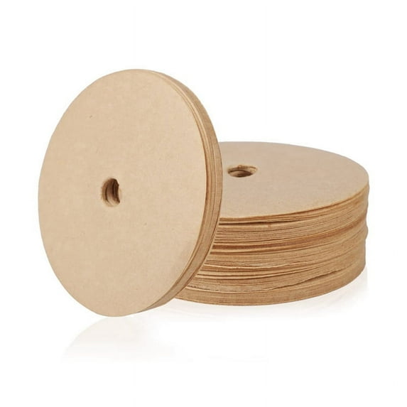 800PCS Round Coffee Filters, 3.75Inch Filters Paper Unbleached Disc Espresso Filter