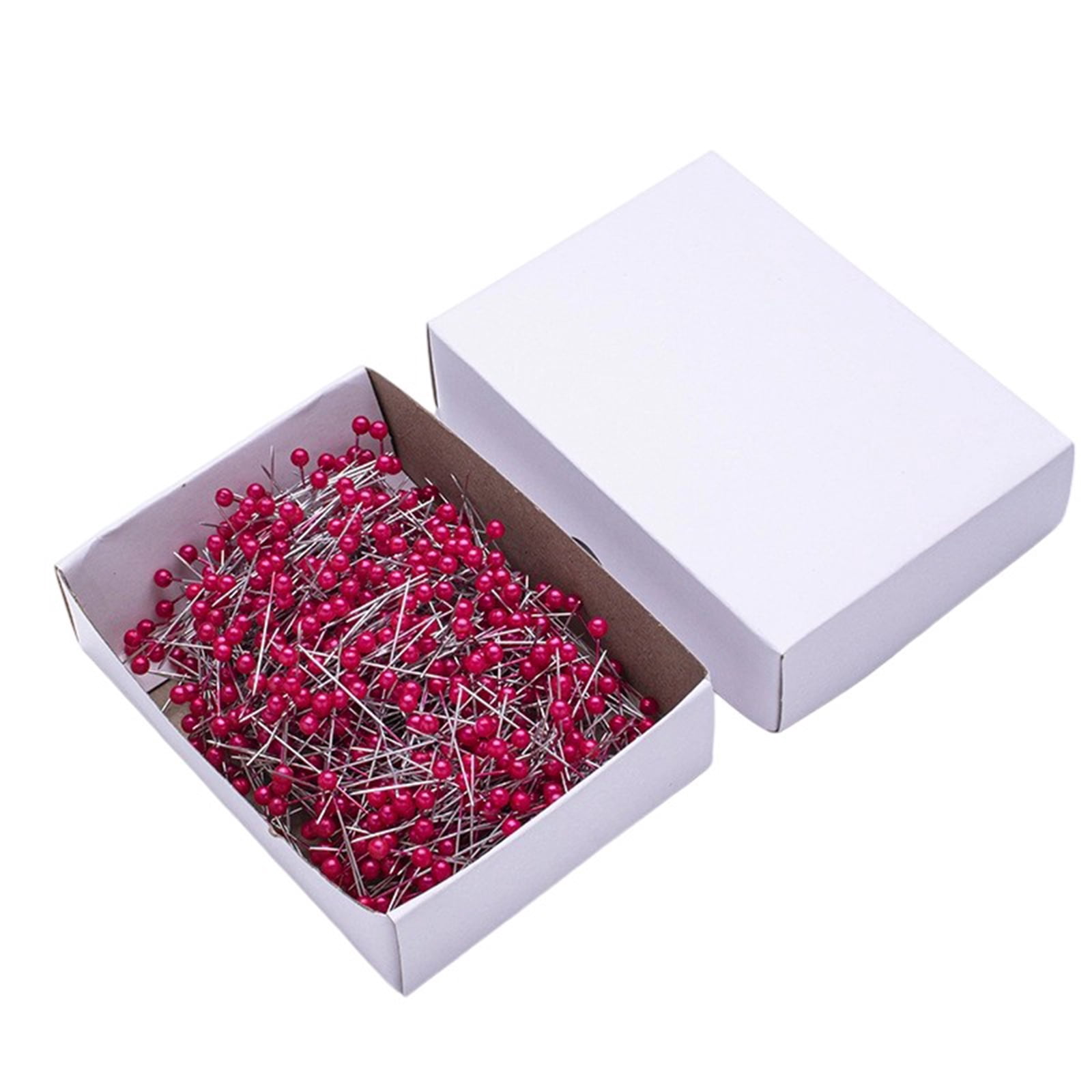 Dressing. Pin 800Pcs Colorful Quilting Pins Pearls Head Dressmaking Pins Sewing ...